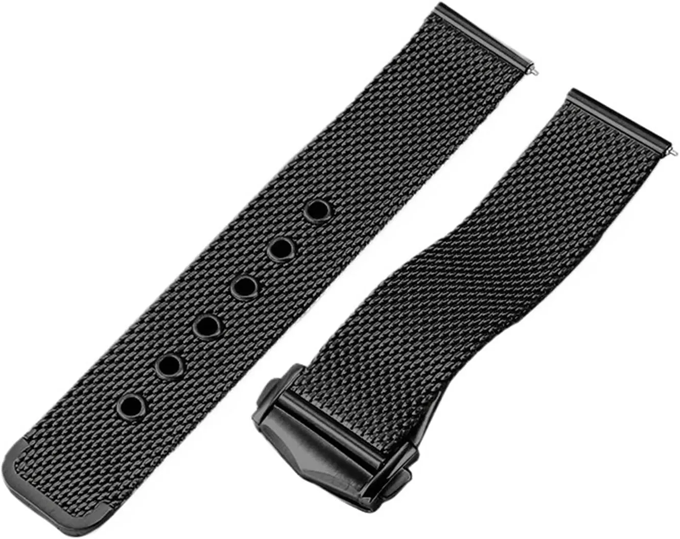 Release Men Women Universal Wristband Mesh Stainless Steel Woven Watch Strap retailer federal familiarize circumstance unique foray 20mm Bracelet Metal Quick 