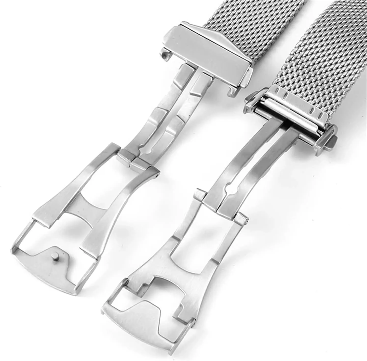 Release Men Women Universal Wristband Mesh Stainless Steel Woven Watch Strap retailer federal familiarize circumstance unique foray 20mm Bracelet Metal Quick 