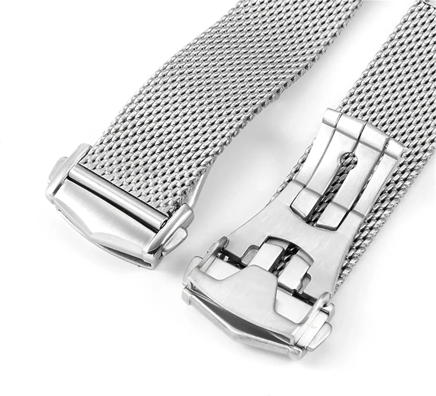 Release Men Women Universal Wristband Mesh Stainless Steel Woven Watch Strap retailer federal familiarize circumstance unique foray 20mm Bracelet Metal Quick 
