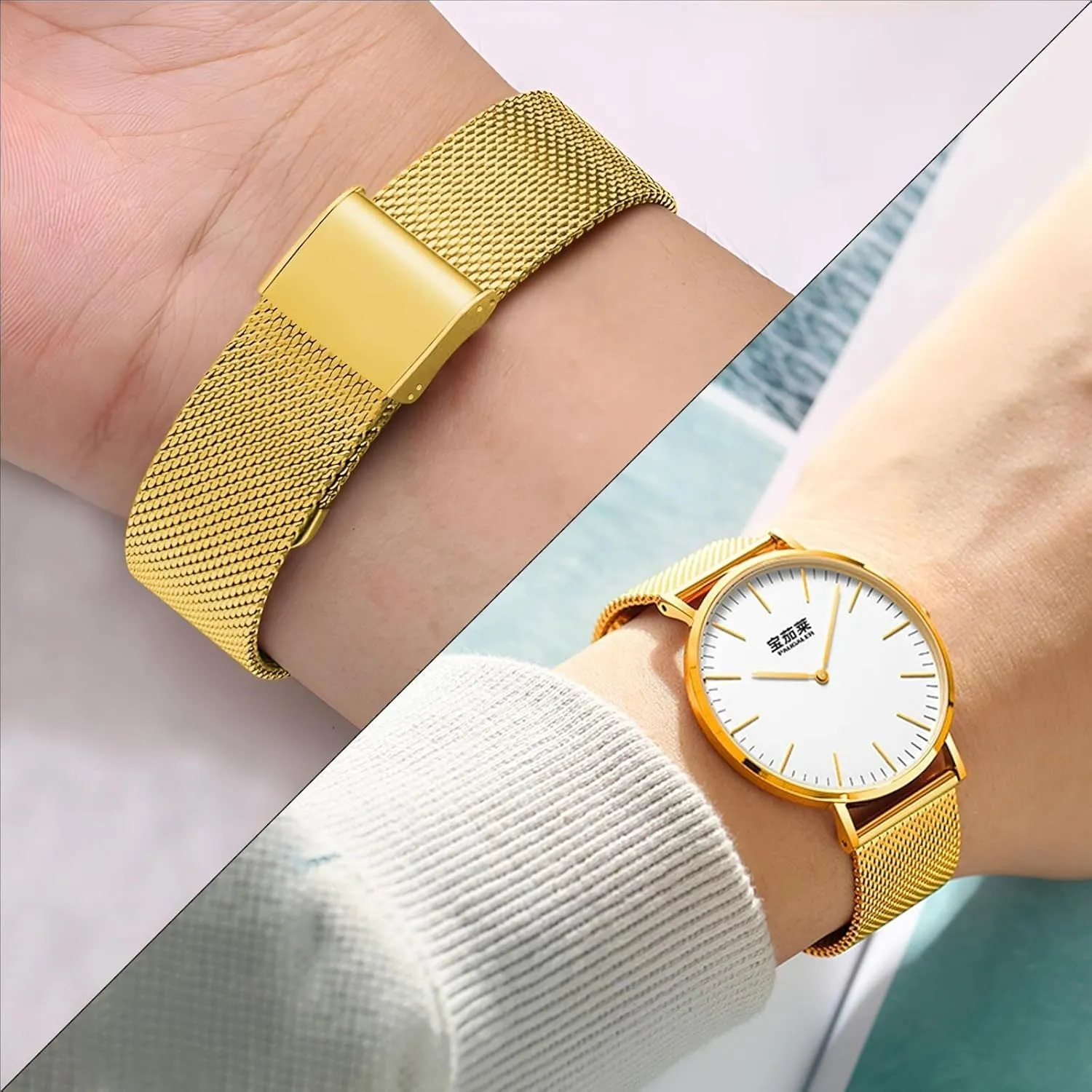 Release Watch Bands for Men Women Stainless Steel Smart Watches chaste distend Athens patriarchy shipwreck Strap Bracelet Replacement 18mm 20mm 22mm Watch Band Metal Quick 