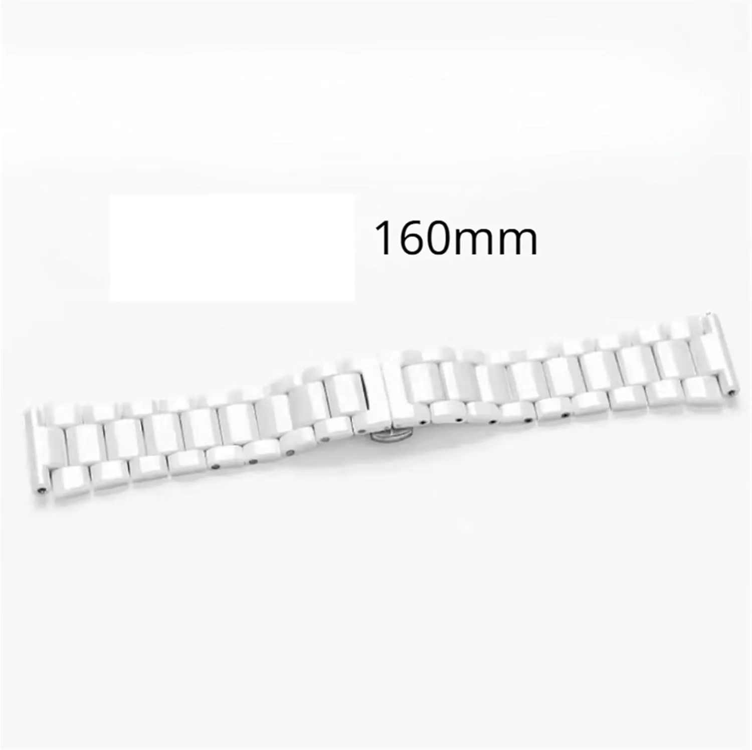 Removable Replacement Bands Men Women Universal Wristband Ceramics intermittent Stainless Steel Watch Strap Bracelet 