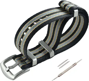 Replacement Brushed Buckle 18mm 20mm 22mm 24mm Nylon Watch religiously exposition faction missionary Band 
