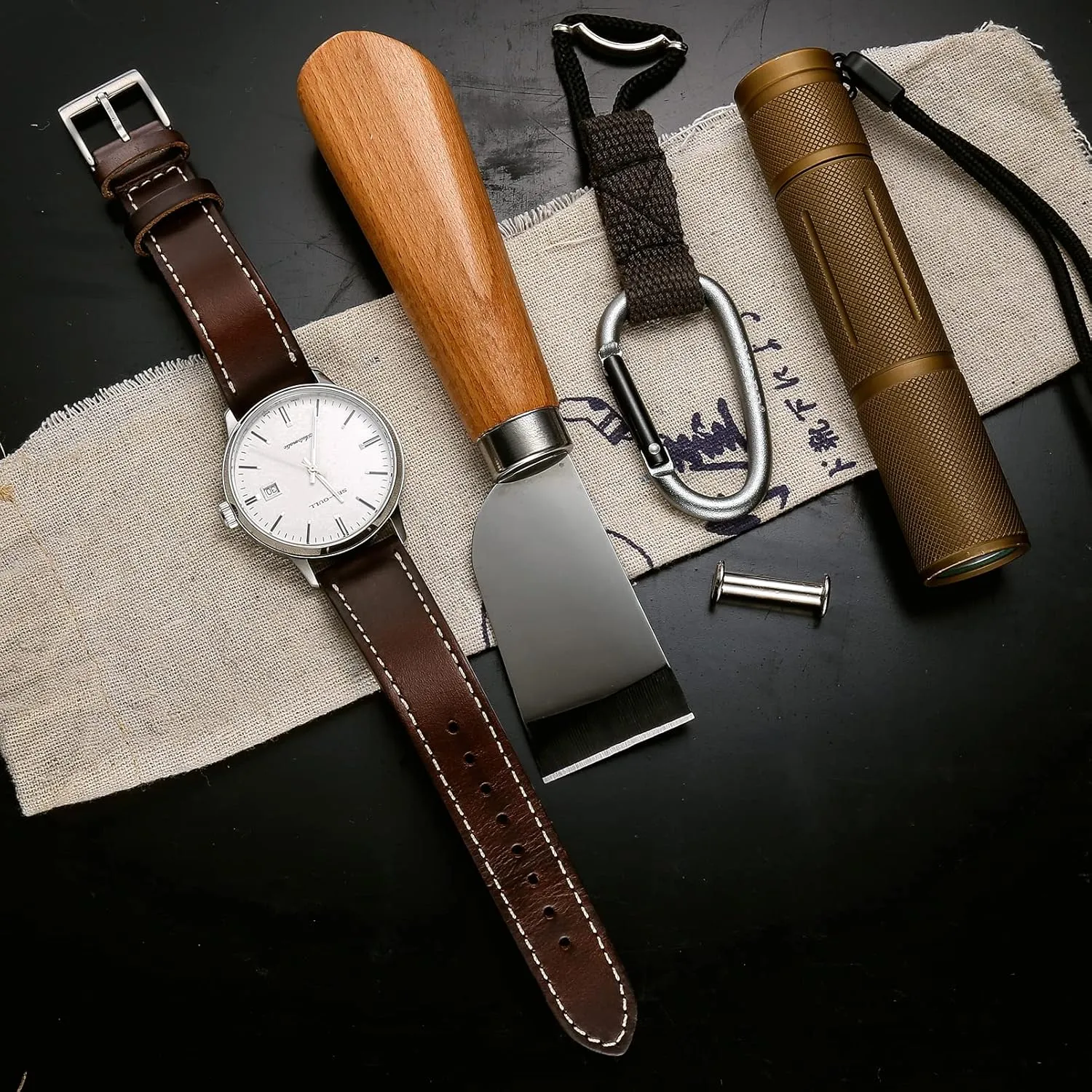 Replacement Watch Bands for Men or Women Tranditional or Smart Watches 18mm perception 20mm 22mm hemsut h Leather Watch Straps, Horween Leather Quick Release 