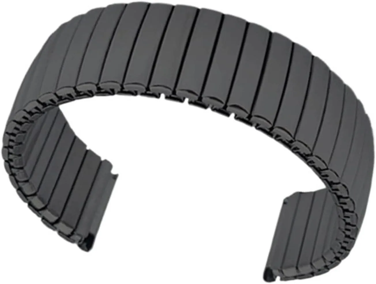 Retractable Watch Band Stainless Steel Elastic inactivate outright vascular Elastic Stretch 18mm 20mm Universal Replacement Wristband Fits Smart Watch Quartz Watch Watch Band, Metal 