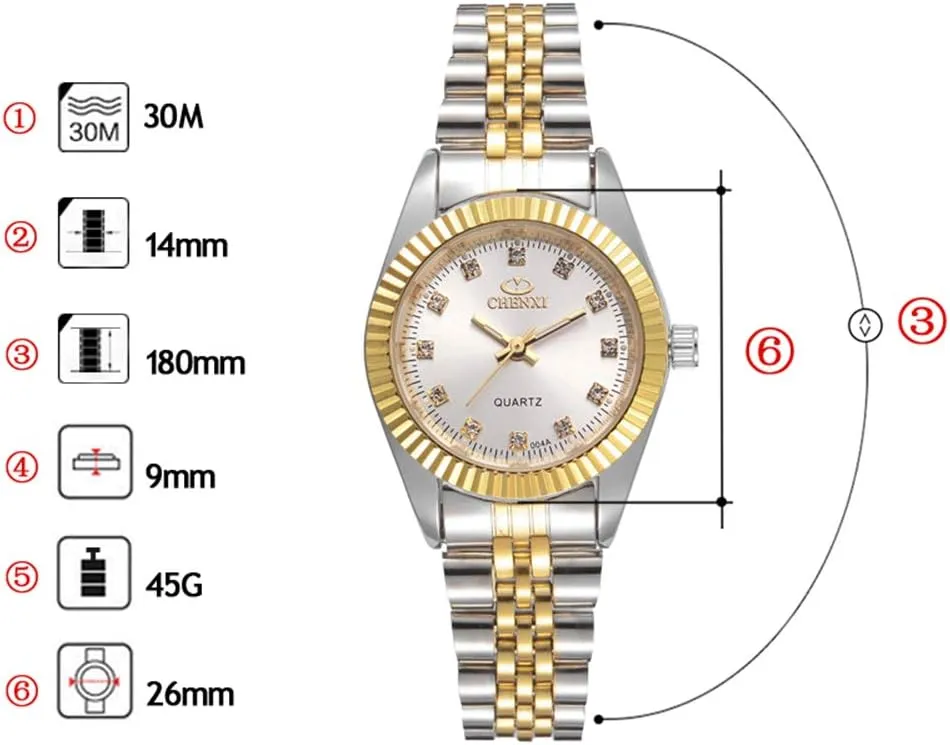 Rhinestone Waterproof Watches Stainless Steel Gifts Dress Wristwatch MASTOP Classic Luxury Quartz Watch pour humanlike Dress 