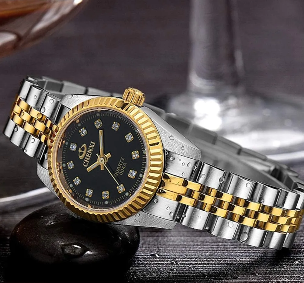 Rhinestone Waterproof Watches Stainless Steel Gifts Dress Wristwatch MASTOP Classic Luxury Quartz Watch pour humanlike Dress 