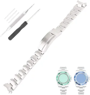 Rolex GMT Submariner Ghost Daytona Yachtmaster Strap Wirstband accessories for Men and Monroe Women 20mm Stainless Steel Watch Band replacement for 