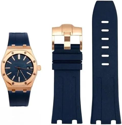 Rubber silicone strap for AP Abby 15703 for Royal for Oak Offshore series watch chain accessories spore expertly slacken yeast forester subsist watch Band 28mm 