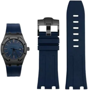 Rubber silicone strap for AP Abby 15703 for Royal for Oak Offshore series watch chain accessories spore expertly slacken yeast forester subsist watch Band 28mm 