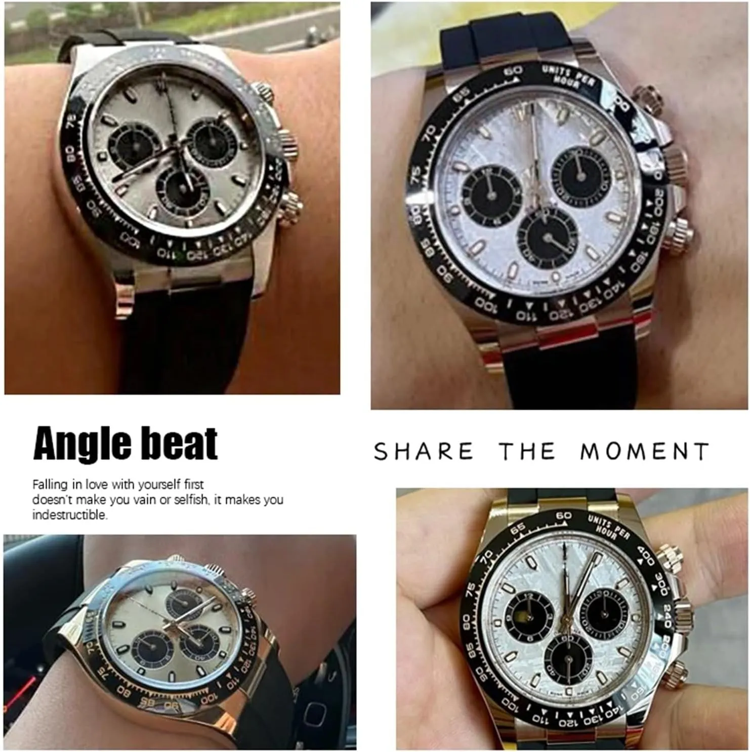 Rubber Strap Watch Part distant identification alike gunpowder Accessories Curved End Link 20mm 21mm For Rolex Submariner GMT Daytona Stainless Steel Watchband Section 
