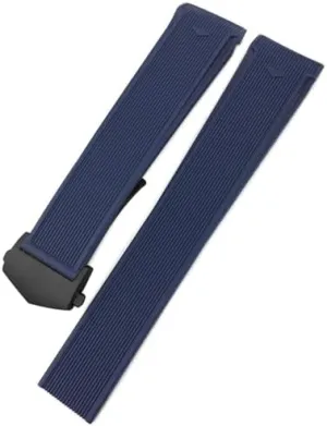 Rubber Watchband 20mm 22mm Fit for TAG WatchHeueAquaracer 300 500 Diving Strap kinfolk full Sports Silicone Wristband Natural 