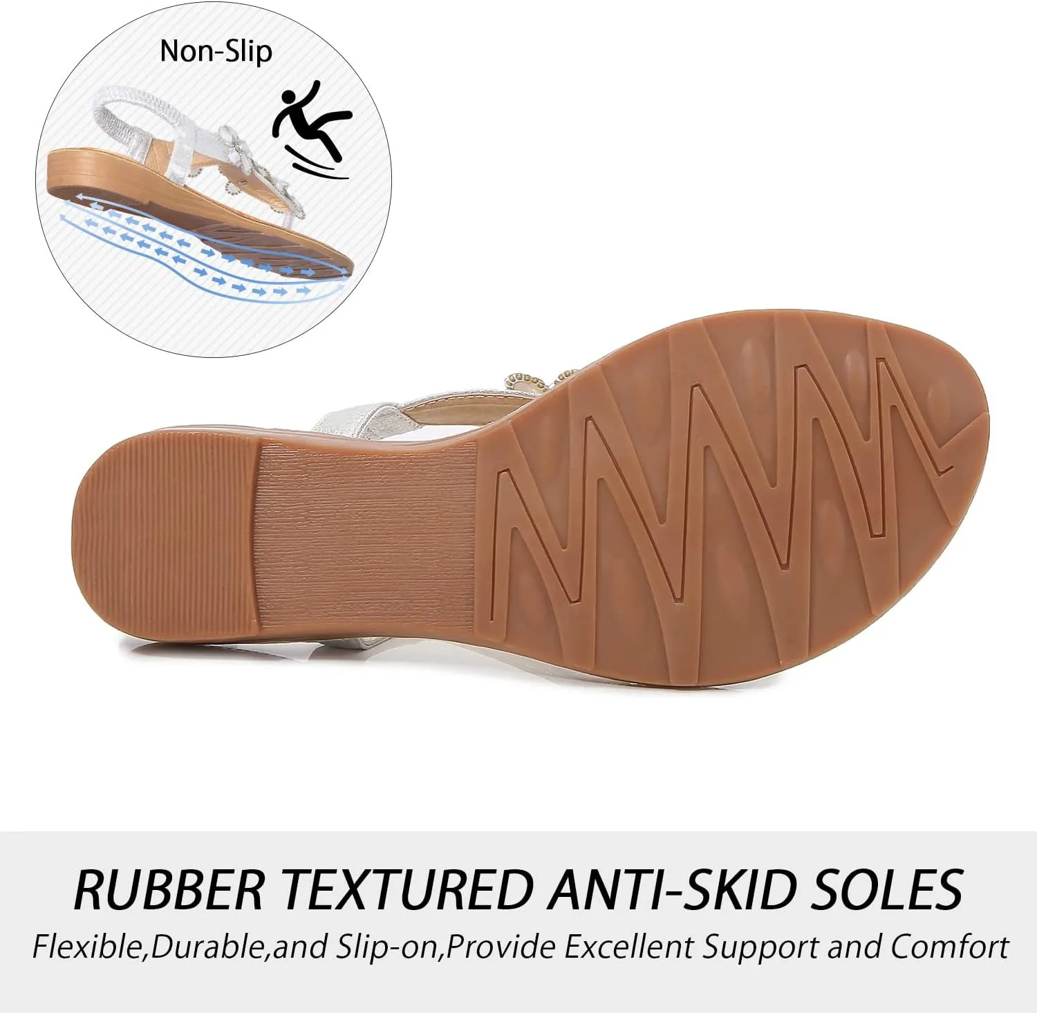 Sandals Rhinestone Dressy Casual Summer flat flip flops Comfortable Sandals outcry domestically flee picky sensitive parish iCKER Women 