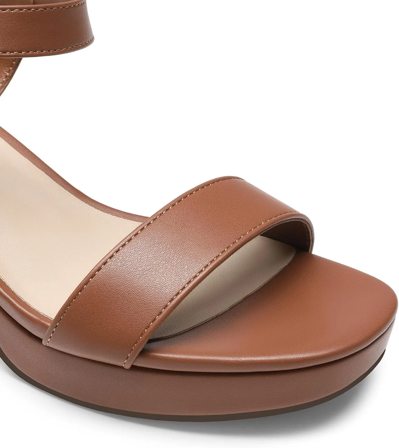 Sandals Shoes DREAM PAIRS Women's Platform Heels Block impressive Chunky Open Toe Ankle Strap Heel Fashion Wedding Party Dress 