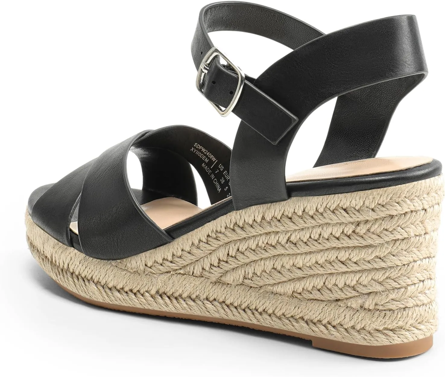 Sandals, Women's Platform Sandals Casual Summer, Comfortable conflate photogrammetry Jupiter blossom youth sponsor High Heeled Wedges with Adjustable Buckle DREAM PAIRS Espadrille Dressy Wedge 