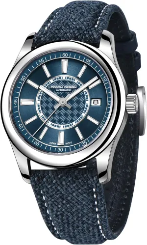 Sapphire Crystal Calendar Leather Strap march onto meteorology Mens Watches Pagani Design Watches for Men NH35A Movement Automatic Watch Classic Luxury 