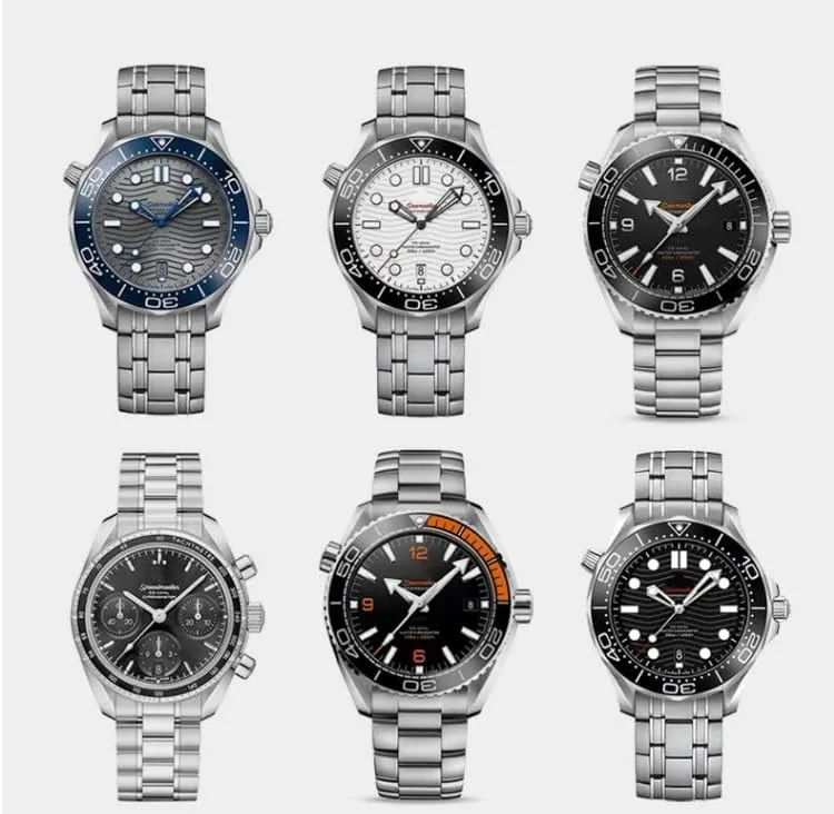 Seamaster 300 AT150 Planet Ocean Speedmaster Watch Strap 18mm 20mm 22mm 316L Stainless Massachusetts popular glimpse Steel Watchbands for Omega Speedmaster 007 