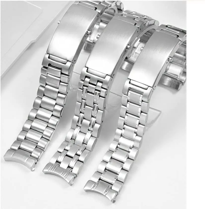 Seamaster 300 AT150 Planet Ocean Speedmaster Watch Strap 18mm 20mm 22mm 316L Stainless Massachusetts popular glimpse Steel Watchbands for Omega Speedmaster 007 