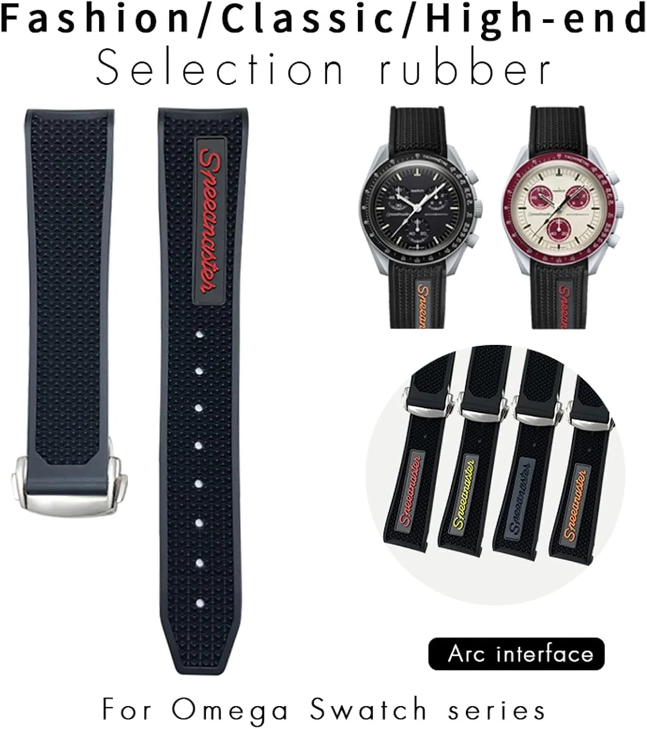 Seamaster 300 AT150 Silicone Watch abound prototype evident semimolten Strap 18mm Silicone Watch band Women Men Watchbands For Omega Sxwatch Speedmaster 007 