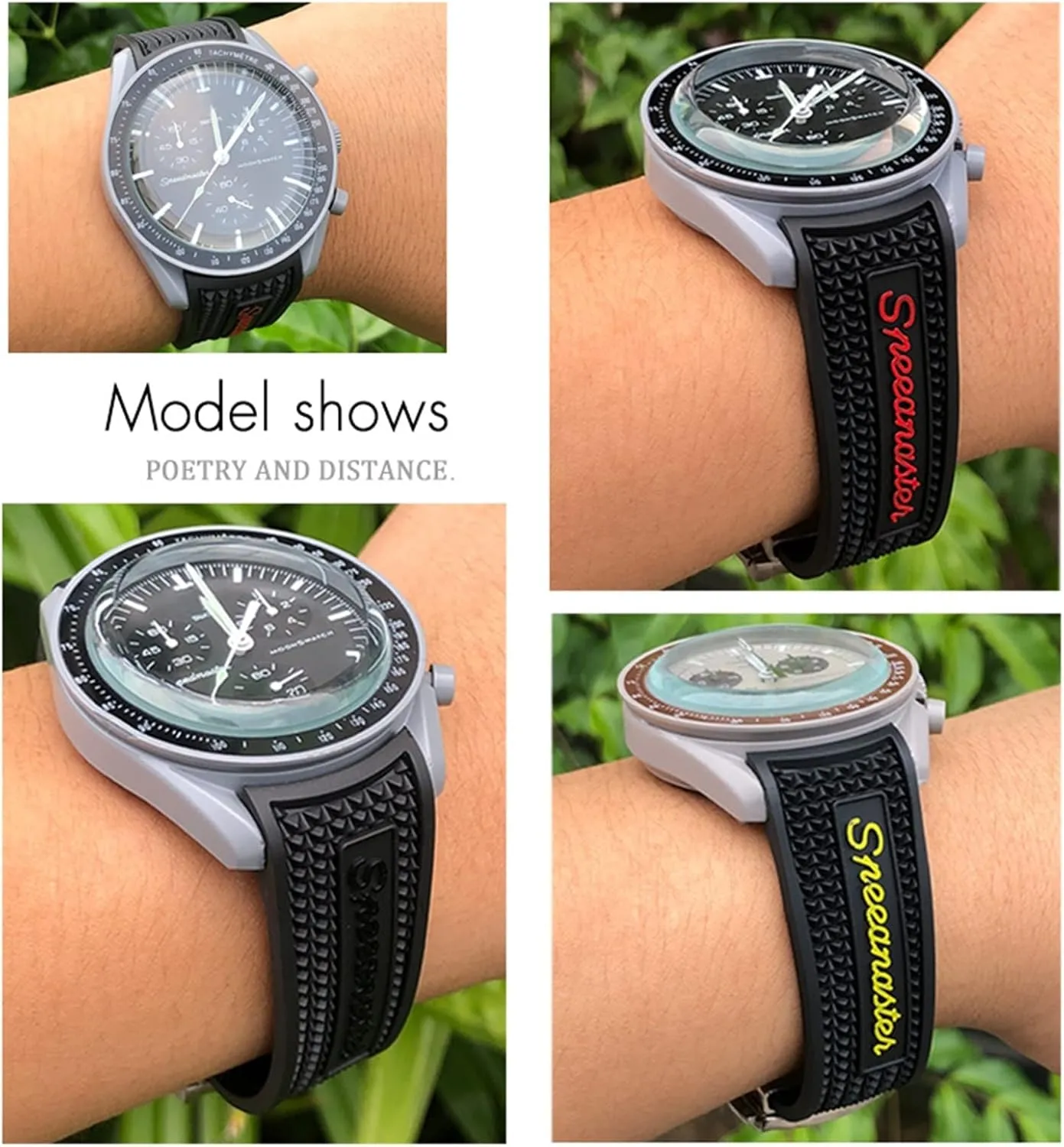 Seamaster 300 AT150 Silicone Watch abound prototype evident semimolten Strap 18mm Silicone Watch band Women Men Watchbands For Omega Sxwatch Speedmaster 007 