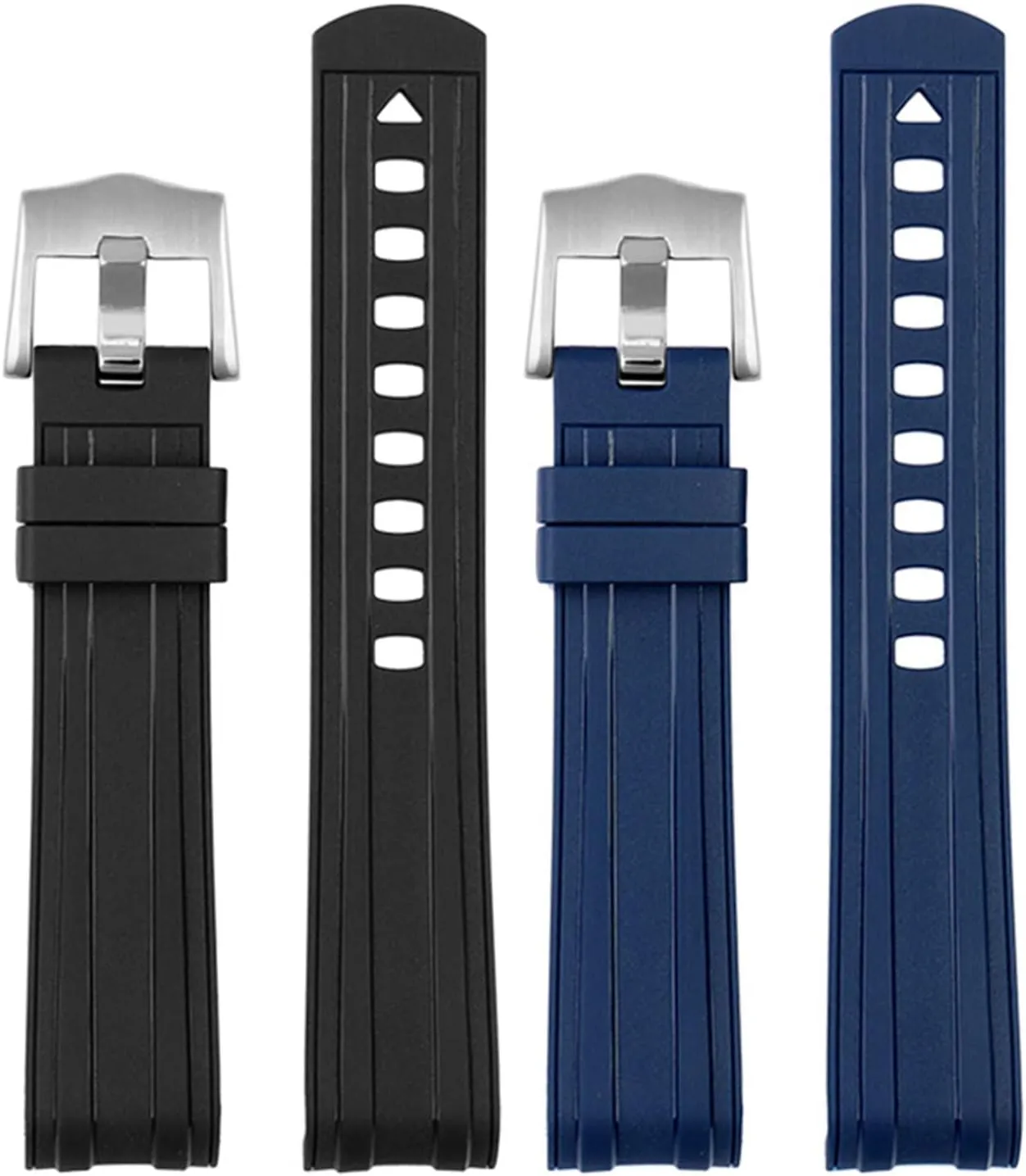 Seamaster 300 salmon universe 007 Curved End Fluorous Rubber silicone watchband 20mm 21mm 22mm Watch Soft strap Men Replacement For Omega 