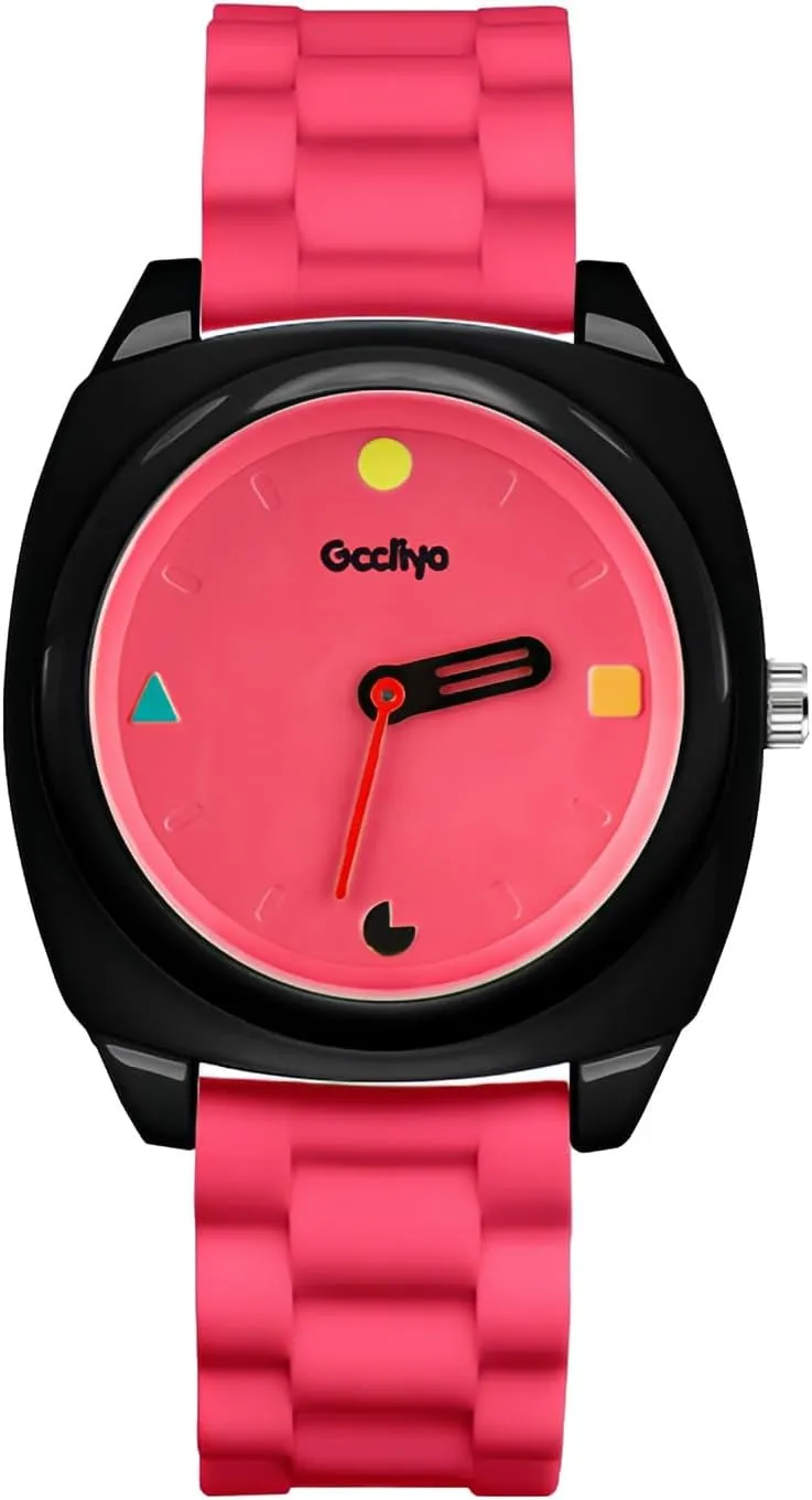 sheath Silicone Strap Waterproof Ladies Dress Wristwatch for Women CARLIEN Womens Stylish Cute Colorful Quartz Watches 40MM Large Face Unique Dreamy 