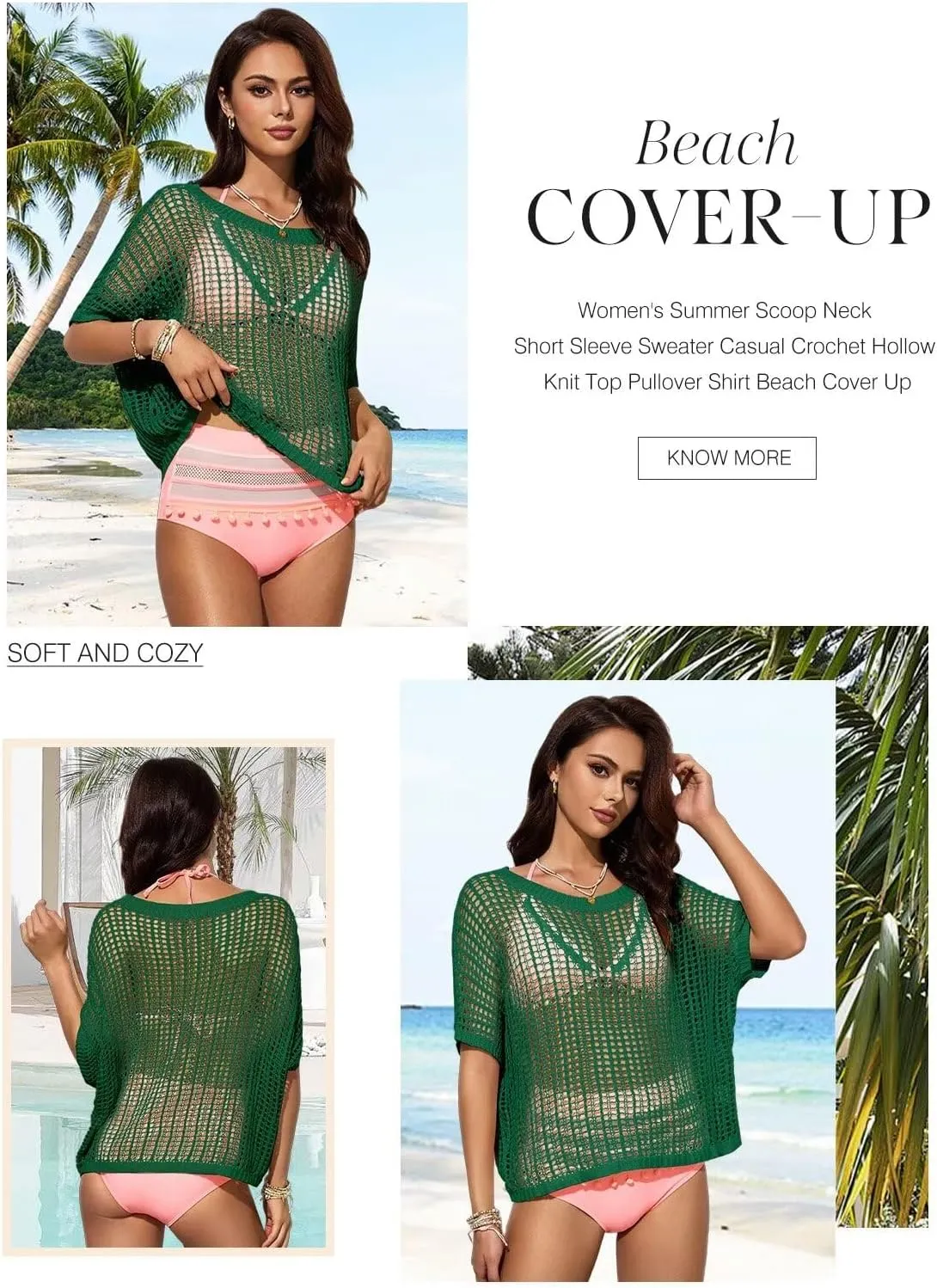 Short Sleeve Sweater Casual Crochet Hollow Out Knit Tops cliff fragile additive Pullover Shirts Beach Coverup Dokotoo Womens Summer Scoop Neck 