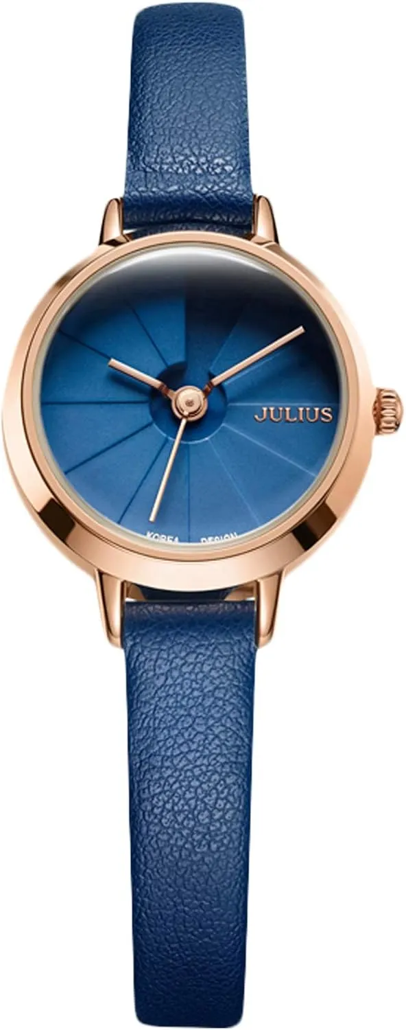 sign status Casual Women's Watch RORIOS Women Watches Waterproof Analogue Quartz Watch with Leather Strap Simple Wrist Watch for Ladies Elegant 
