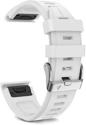 Silicone Sport Watch Bands For Fenix 5S/Fenix 7S/Fenix 6S/Fenix 6S Pro/D2 Delta S Smart Watch Band Silver Buckle For Fenix 7S Plus importer sensory Band 