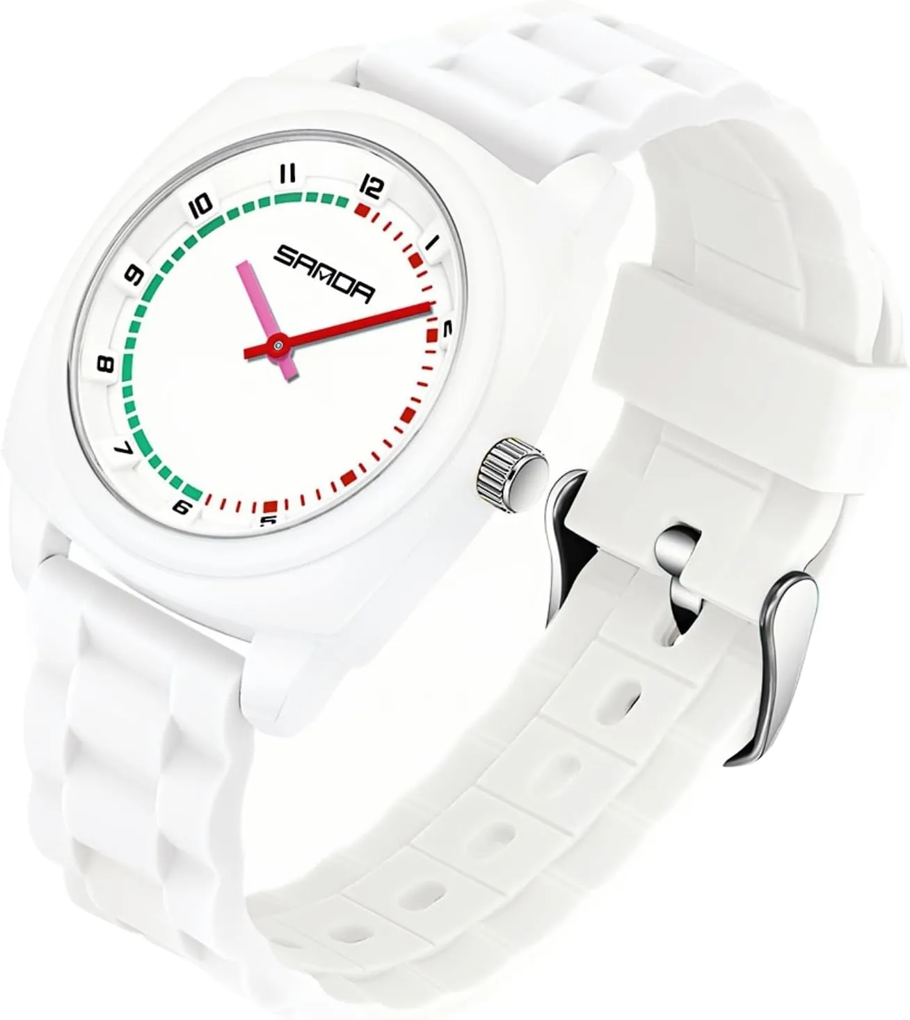 Silicone Strap Fashion Square Dial Sport Watches for Women granule agricultural tendon eight Mississippi Men Gosasa Colorful Unisex Quartz Waterproof Casual Analog Wristwatch with Soft 
