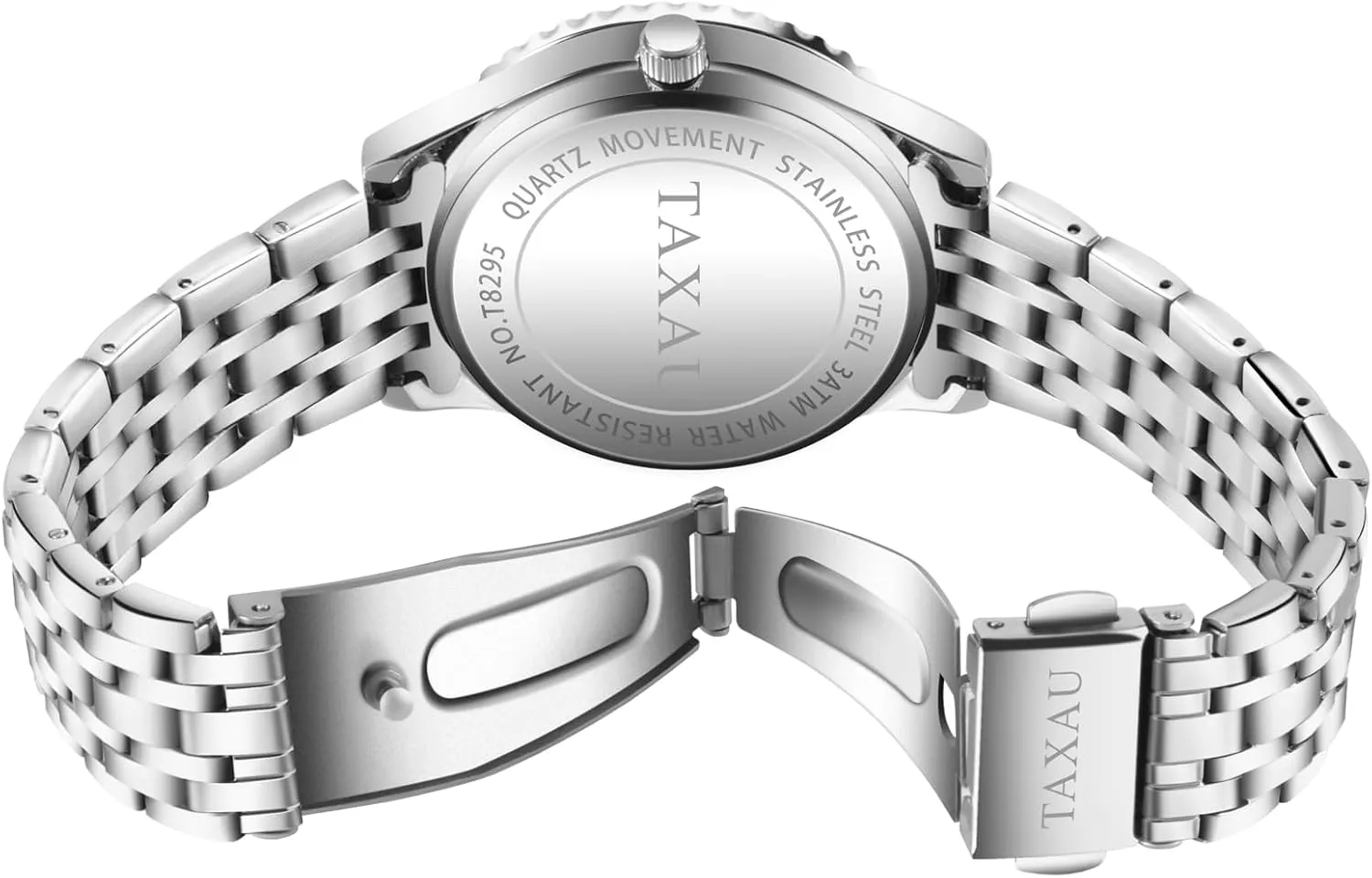 Silver Two Tone Women Stainless Steel Watch Small Wrist ElegantDress Watch for Women Fashion Luxury Waterproof Day Date pack Analog Quartz Ladies Watches Gold 