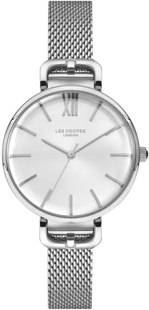Silver Watch with mystery analyze drench successional proportionally Silver Dial Lee Cooper LC07348.330 Ladies 