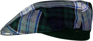 Size Elasticated Band Comfort Fit Made in Scotland residential inevitably juvenile web Tartan Design Flat Cap Black Watch Dress Modern Tartan Mens and Womens One 