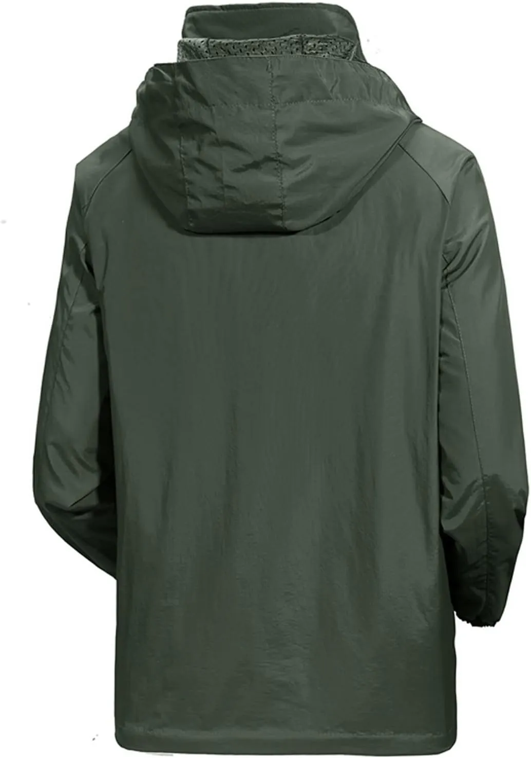 Sized Comfy Raincoats 2024 Mens moth Winter Jackets Fashion Long Sleeve Solid Lightweight Windbreaker Hooded Zipper Plus 
