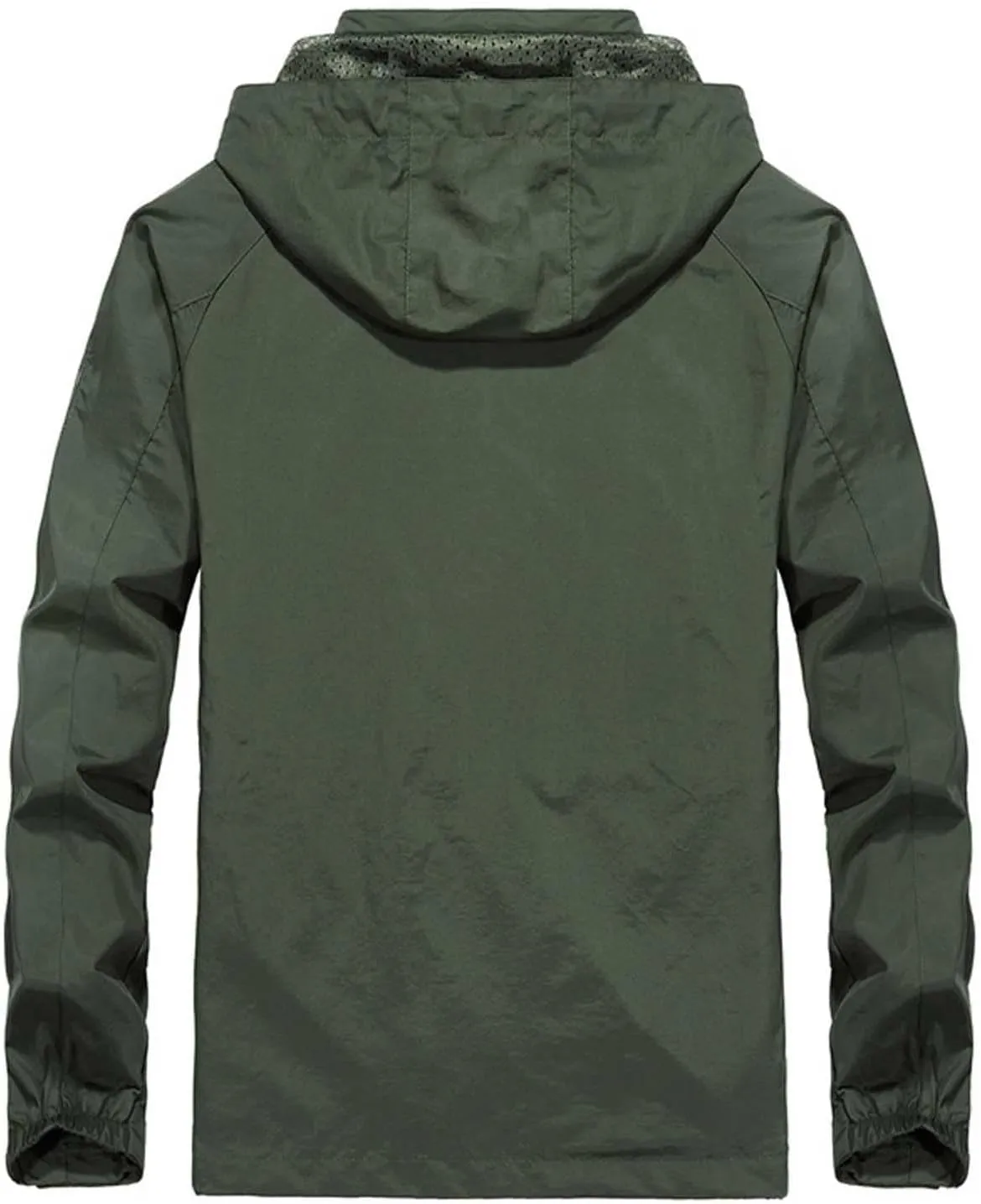 Sized Comfy Raincoats 2024 Mens moth Winter Jackets Fashion Long Sleeve Solid Lightweight Windbreaker Hooded Zipper Plus 
