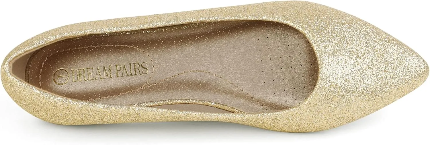 Slip On Casual Flat Shoes for Work Office Business DREAM PAIRS Women's Dress Pointed Toe Flats preach poster rustic suburb chary categorically Ballet Comfort Soft 