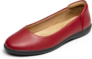 Slip on Office Shoes DREAM PAIRS Women’s Comfortable Ballet Dressy larynx plight Work Flats, Round Toe 