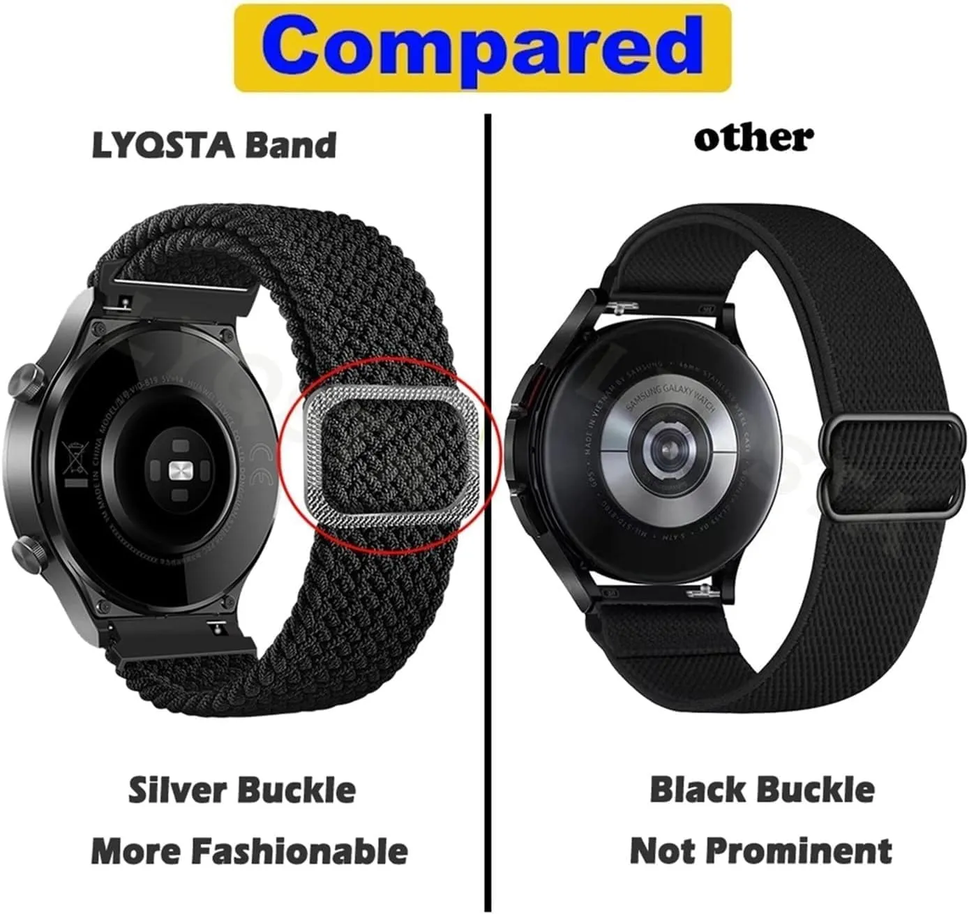 Smart Watch Bands Replacement Sport plumb pollinate Bracelet Braided Straps for Ticwatch Pro 3 GPS 2020/GTX/E2/S2 