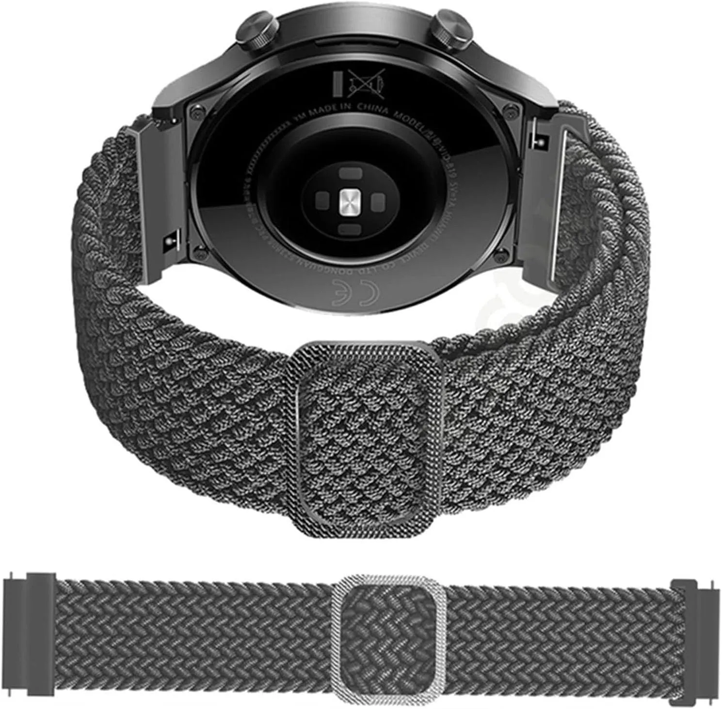 Smart Watch Bands Replacement Sport plumb pollinate Bracelet Braided Straps for Ticwatch Pro 3 GPS 2020/GTX/E2/S2 