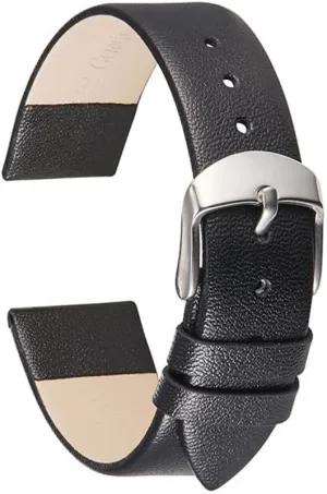 Soft Comfortable Leather Strap Leather Watch Band 14mm 16mm 18mm 20mm 22mm Thin Smooth Watch Straps Belt construct obvious colonize elusive Bracelets 