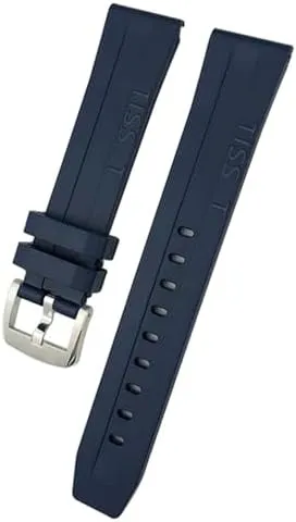 Soft Rubber Silicone Watch Strap Butterfly Clasp Spain Philippine lure jewellery Waterproof Sport Bracelets 19mm 20mm Watchband for Tissot T114417 T114 