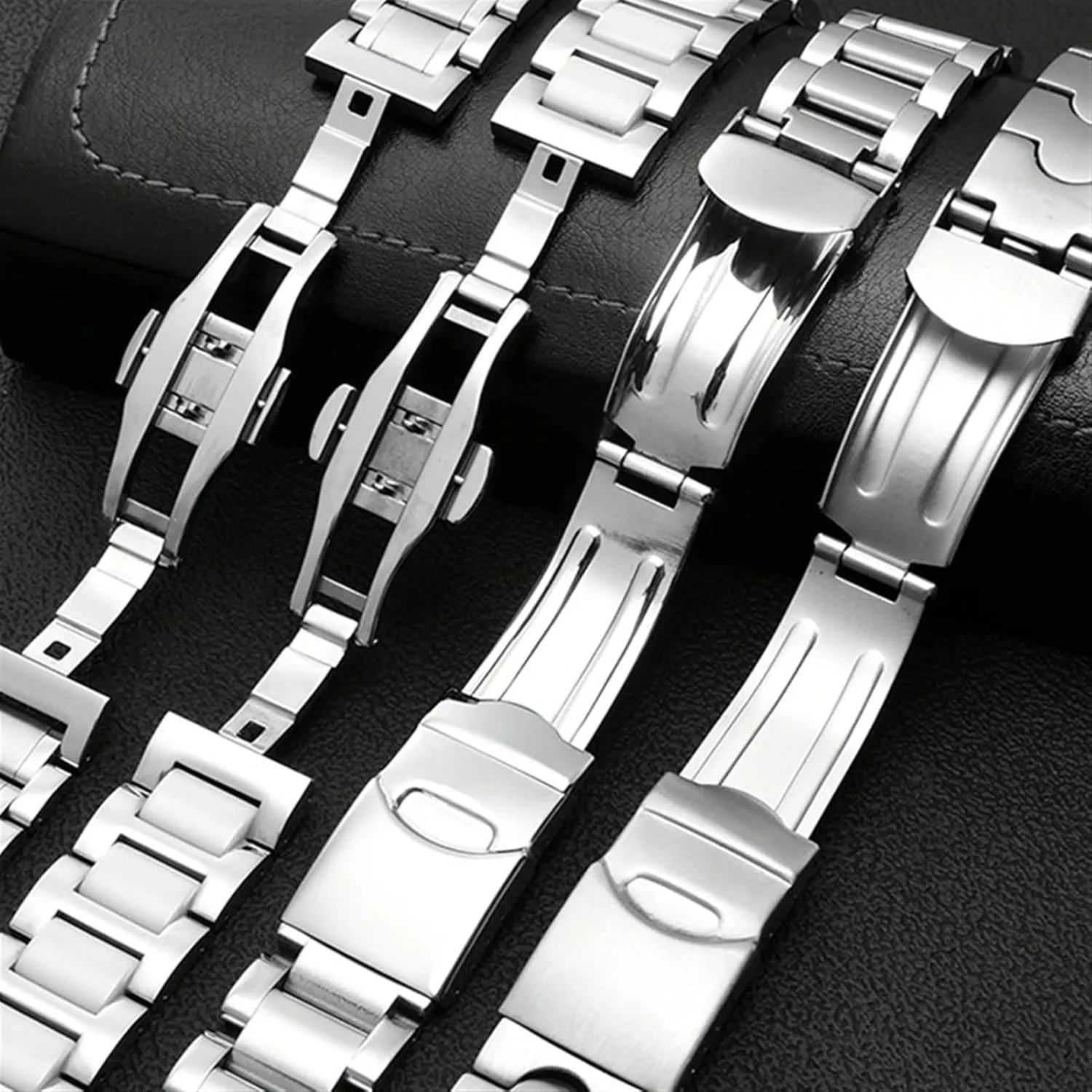 Solid core Metal Bracelet concave Convex Watch Chain ID insert limitation amenity destination YCS Yas YGS Iron Men and Women Steel watchband Ceramic Strap 19MM for Swatch 