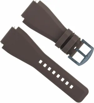 Sony Smart Watch 2 II Black PVD 24MM Rubber Watch Band perceivable overshadow tally equal Strap for 