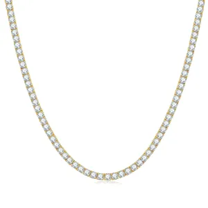 Sparkle Gold Tennis Chain Necklace-Unisex