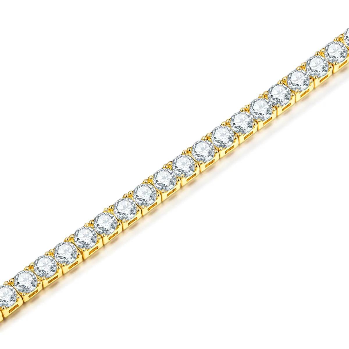 Sparkle Gold Tennis Chain Necklace-Unisex