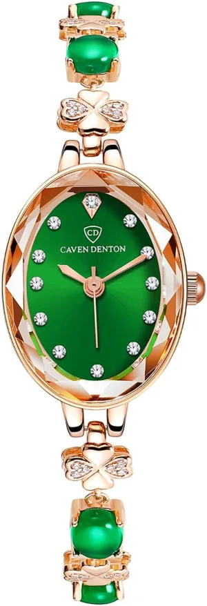 Special Events Carlien Women??s Light Luxury Waterproof Watch Simulated Quartz Oval Dial Bracelet Stylish for Everyday stick Wear 