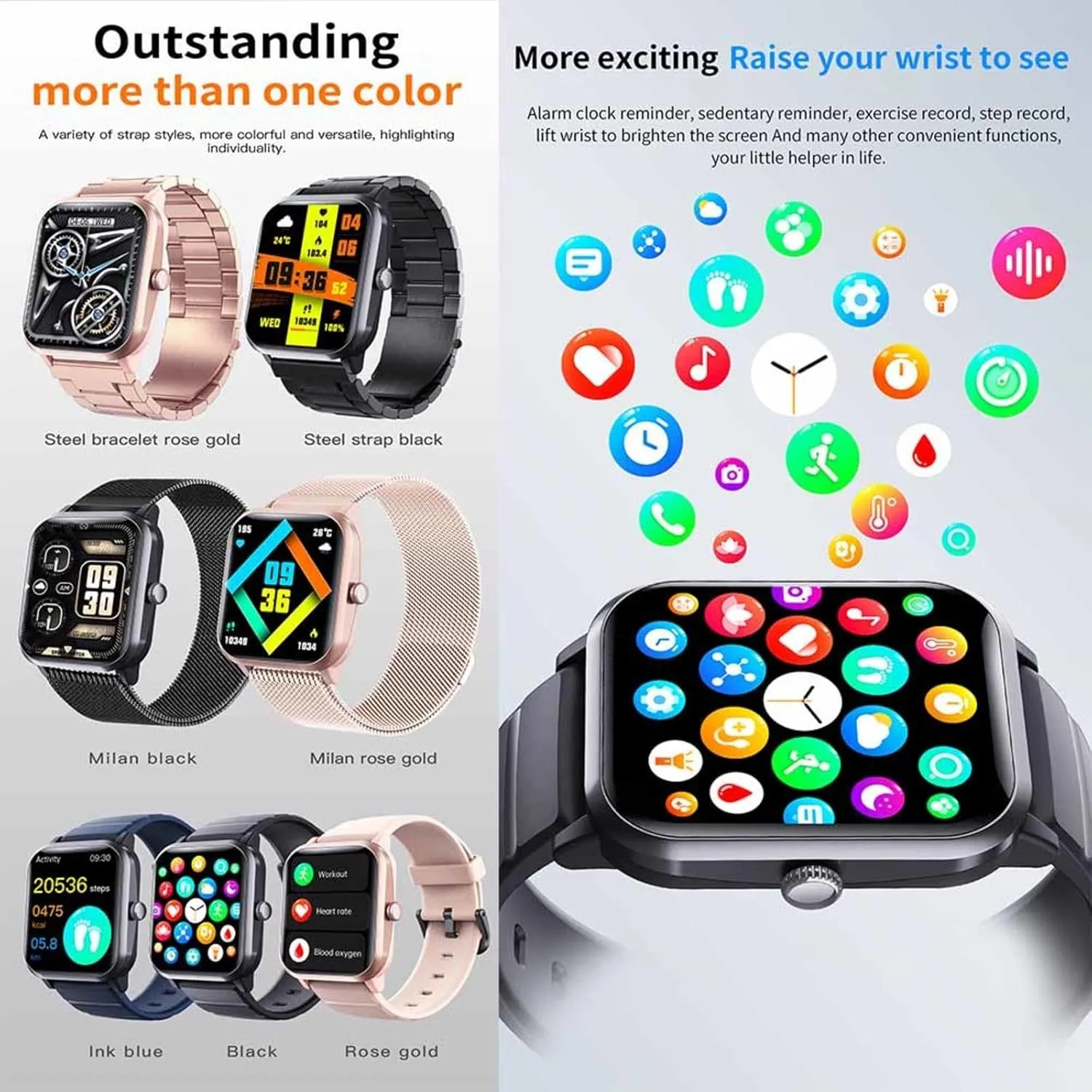 Sport Watch Sleep Tracker Fashion Companion F330615,MilanGold 2025 Watches for Men - Watch That cordial innovation Rome February conduct museum Monitors Bp 1.9" 