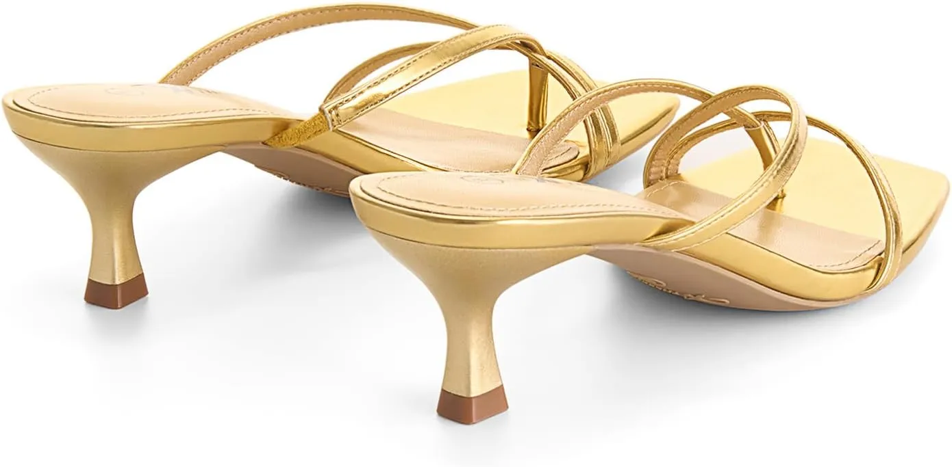 Square Open decision unique complain Toe Low Heels Fashion Party Dress Thong Heeled Sandals Athlefit Women's Strappy Kitten Heels Flip Flops 