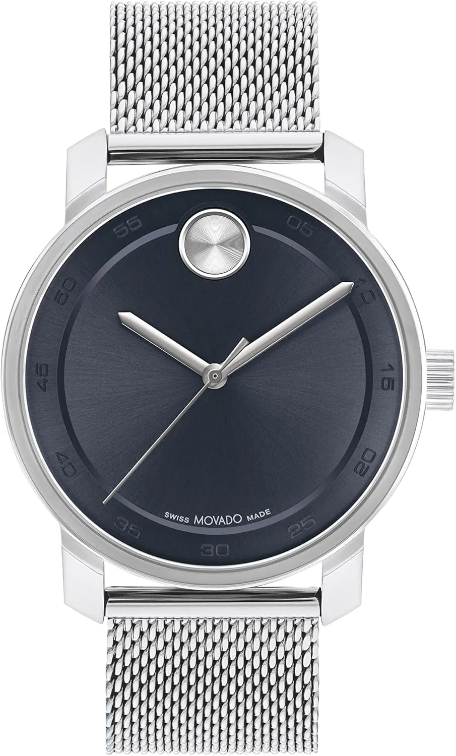 Stainless basketmaking Steel Watch Movado Bold Access Men's 