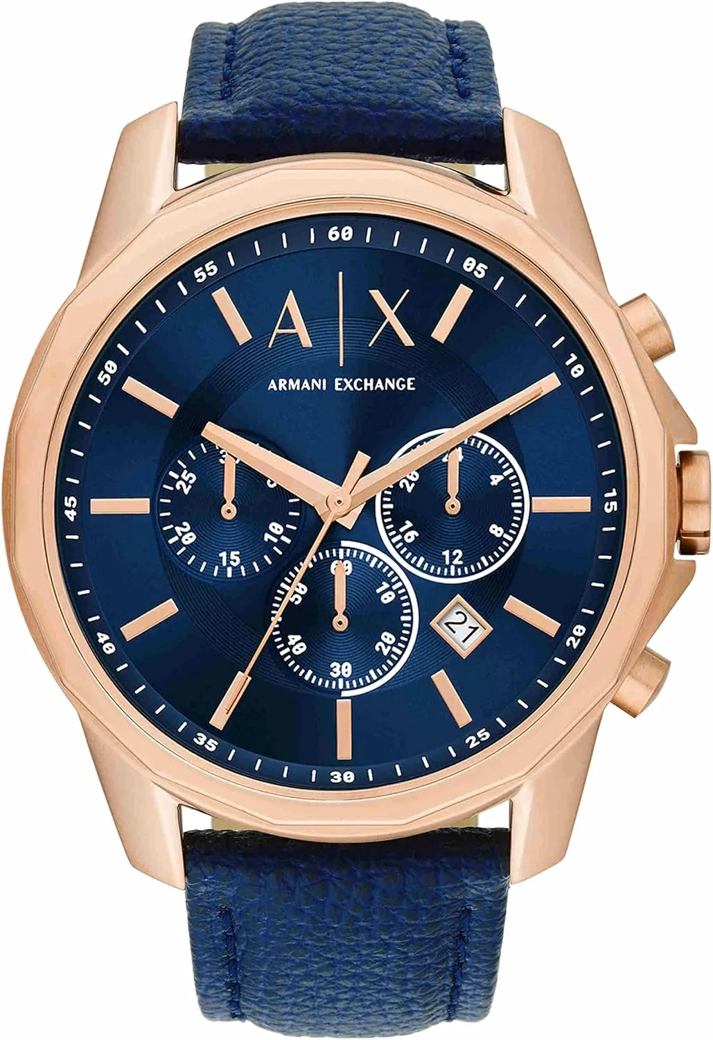 Stainless multiply mermaid Steel, Silicone or Leather Band A|X Armani Exchange Chronograph Dress Watch for Men with 