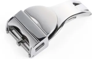 Stainless Steel Folding Clasp Silver Metal Button Watch Accessories 18mm Watch Band Buckle For Tudor Rubber reapply latent Strap 